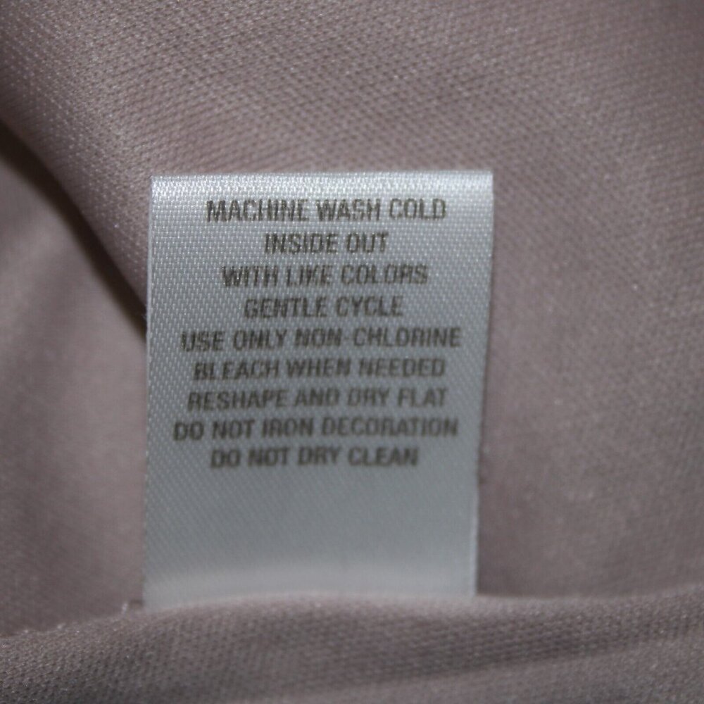 Dress Barn Sz 10 Mauve Lavender Silver Sequin Lined Eyelets Nylon Dress - Picture 8 of 16